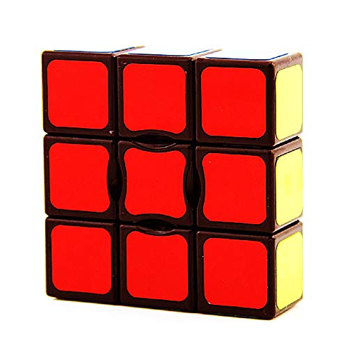 BestCube 1x3x3 Magic Cube, Sticker Super Floppy 133 Speed Cube, Black