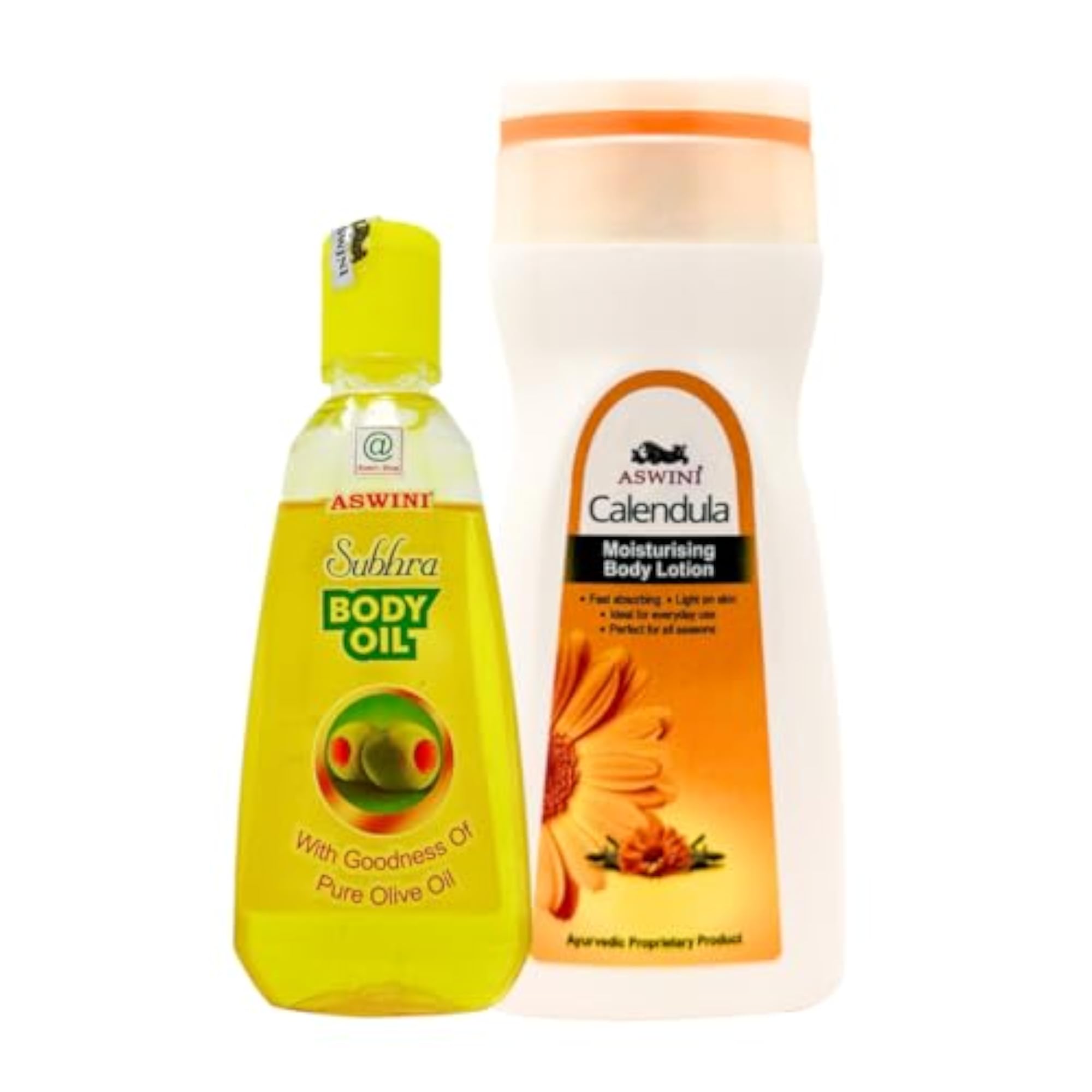 Subhra Body Oil 100ml + Calendula Body Lotion