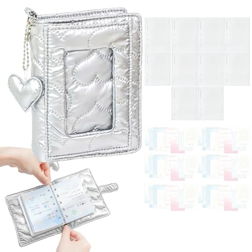 Carpeta De Collage: Cuaderno Con Carpetas, Páginas Transparentes Con Bolsillo En La Cubierta, Cuaderno En Espiral Con Adhesivo Para Diario M5 | Hojas De Papel Para Alumnos, Estudiantes Universitarios,