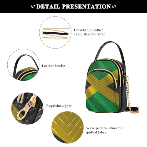 Image of Patriot Flag Cell Phone Purse Crossbody Handbag Durable Shoulder Bag Sturdy Travel Pouch
