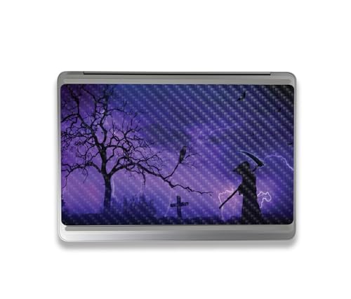 Image of MightySkins Carbon Fiber Skin Compatible with Microsoft Surface Laptop Studio 2 (2023) Full Wrap Kit - Mystic Reaper | Protective, Durable Textured Carbon Fiber Finish | Made in The USA
