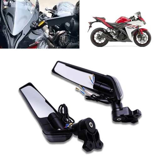 YZF-R1 YZF-R6 純正ミラー Amazon | バイク バックミラー YZF-R1 ため YZF-R6 ため FZ6R