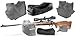 Ultimate Arms Gear Stealth Black QD Universal Pro Series Middle 1 Piece Shooting Rifle Shotgun Bolt Action & Muzzle Loader Steady Shooter Support Bench Hand Arm Rest Bag Range