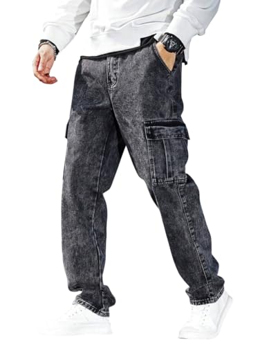 TAGAS Men Loose Fit Men's Flip Pocket Jeans || Mens Stylish Cotto...