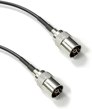 RG174 Cable IEC PAL DVB-T to SMA/F TV Male Plug & Female Jack RF Jumper Pigtail Adapter 20cmTVK-TVK,50cm