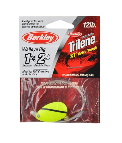 Berkley® Walleye Rigs - Indiana, 42 Pulgadas Plateado Martillado