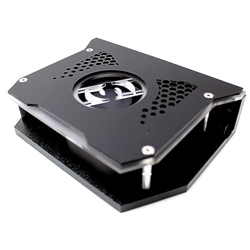 Sparked Innovations Fannie Jr 12VDC Self-Contained Single-Motor Car Audio Amplifier Cooling Fan with White LED Illumination - Thumbnail 3