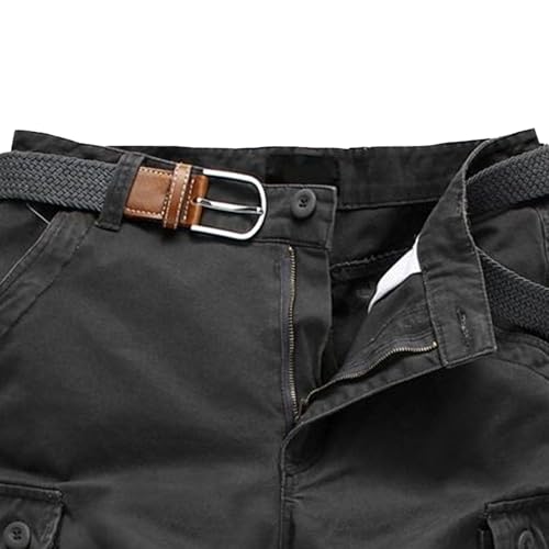 Shorts cargo de algodón para hombre con múltiples bolsillos miniatura 2
