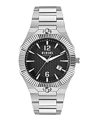 Versus Versace Mens Echo Park Stainless Steel 42x47mm Bracelet Fashion Watch