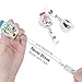 Happy Pills Cat Dog Badge Reels Retractable Funny Cute Badge Holder with Badge Reel ID Clip Name Tag Card Tag Card Badge Clip Acrylic Accessories Gifts Nurse