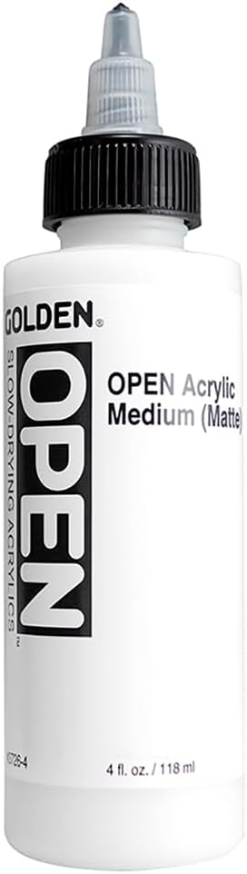 GOLDEN OPEN Slow-Drying Acrylics, Acrylic Medium (Matte), 16 fl oz.
