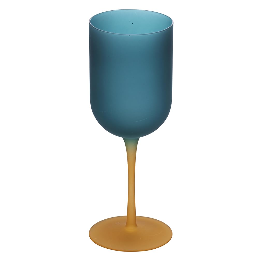 Villa d'Este Home Tivoli Zestaw 6 kieliszków 450 ml ze szkła z efektem frosted, Color Shock