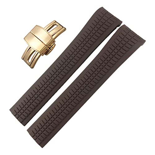 Bracelet de montre en caoutchouc 21mm anti-transpiration en silicone pour 5167A 5164A