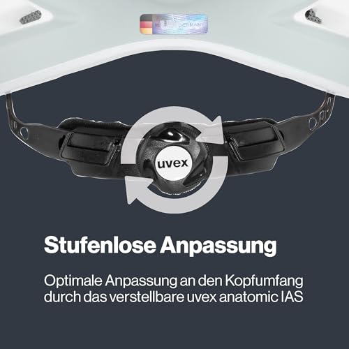 uvex i-vo cc - Leichter Allround-Helm für Damen und Herren - individuelle Größenanpassung -...