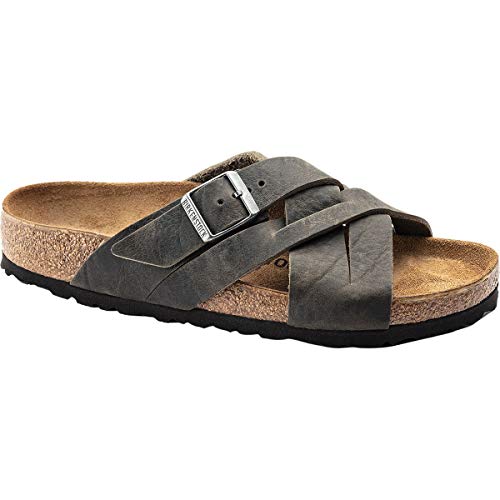 Image of Oiled Leather Lugano Sandals by Birkenstock