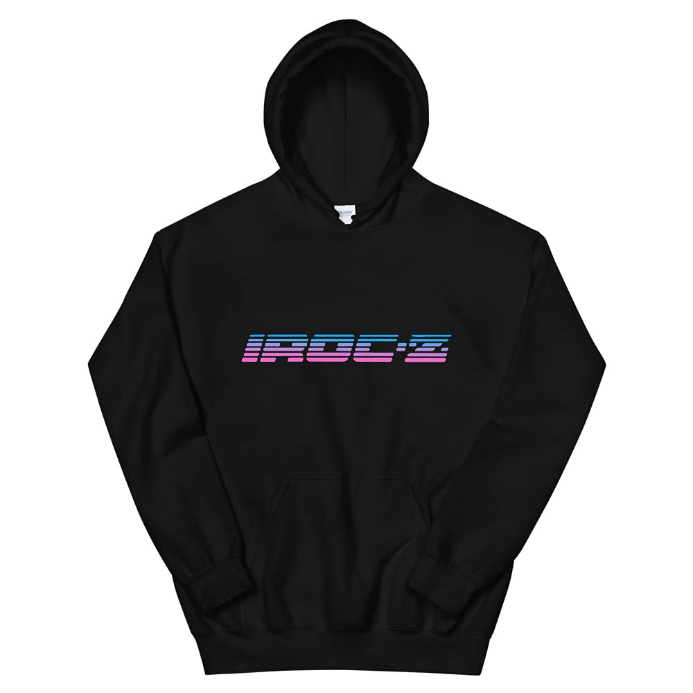 80s Camaro IROC-Z Miami Vice graficzna bluza z kapturem | Pulower dla miłośników samochodów