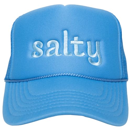 Image of KATYDID Salty Foam Trucker Hat - Adjustable Trucker Hat with Mesh Netting - Fully Embroidered Trucker Hat for Women
