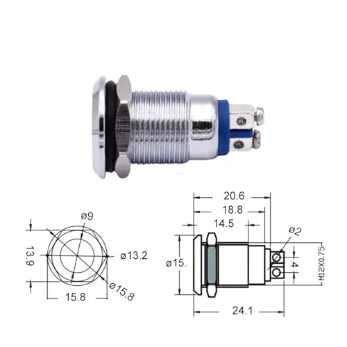 Evite fallos de conexión con el piloto LED 12mm verde de 220V a tornillo 7