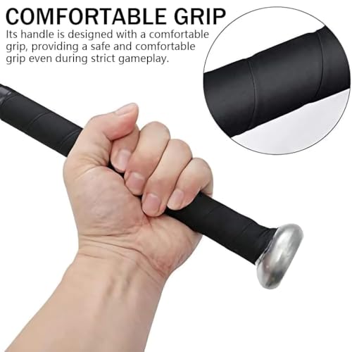 Image of Slyk Professional Iron Baseball Bat 34 inch, Iron Alloy 2.25 inch Barrel Baseball Stick for Batting Practice and Home Security