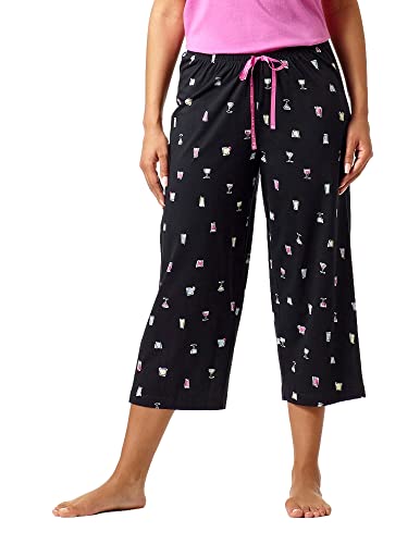 Image of HUE Womens Printed Knit Long Pajama Sleep Pant