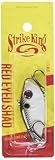 Strike King Red Eye Shad Fishing Lure, Lipless Crankbait, Free-floating Internal Rattles, 3D Eyes, Premium Size 4 Treble Hooks, 3/8-Ounce, Sinking