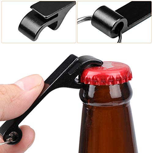 Coolty 20 stuks flesopeners met sleutelhanger, metalen sleutelhanger, bieropener, 10 kleuren - Image 6