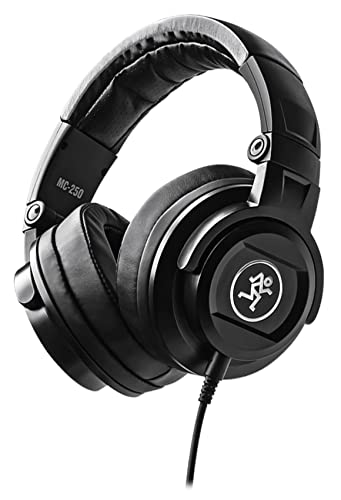 Image of Mackie MC Series Professional Foldable Monitoring Closed-Back Headphones (MC-250)