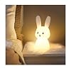 SOLIDEE Lampada Camera Bambini, Silicone Luce Notturna Neonato, 7 Multicolori LED, LED Ricaricabile Lampada da Notte Per Bambini Regalo Neonato Cameretta Bambino