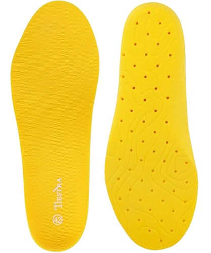 TIESTRA Cloud Comfort Shoe Inserts for Sneakers, Durable Sport Running Cushioned Insole, Heavy Duty Arch Support Breathable Inner Soles for Work Boot,Soft Extra Thick Liners Womens EU39/US8-8.5