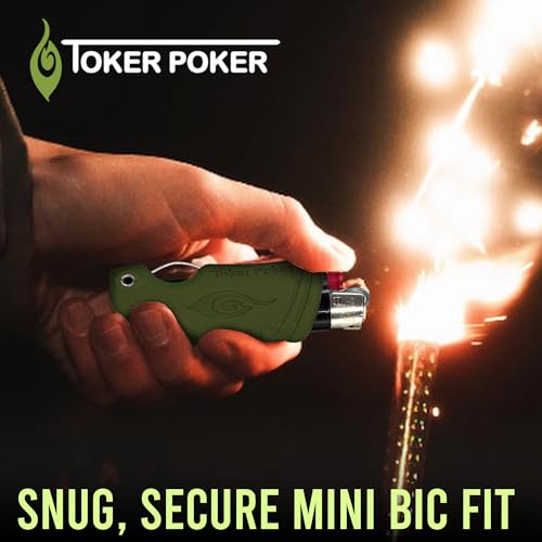 Toker Poker Mini Bic estuche llavero herramienta camping miniatura 3
