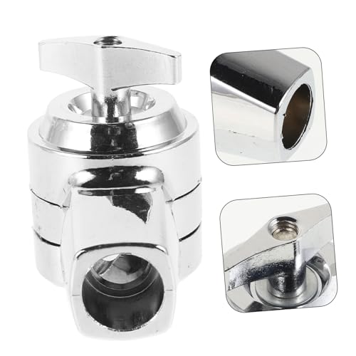 Abrazadera de montaje para tambor con conector metálico para soporte de platillos para racks de batería electrónica, duradera para crash y accesorios de percusión, fácil de instalar e integrar miniatura 7