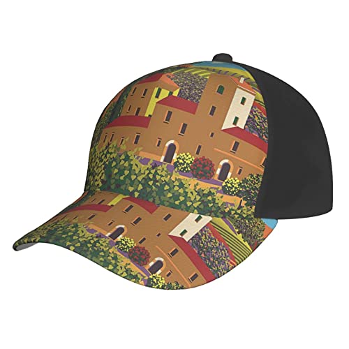 Casquette de baseball paysage naturel chapeau papa noir contre les coups de soleil taille unique
