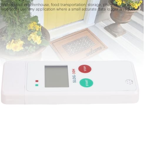 Registrador de temperatura USB para laboratorio, termohigrómetro digital 65000 datos 5