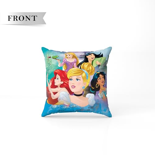 Image of Sassoon Princess Reversible Cartoon Printed Cushion Cover, Multi (Pack of 1)
