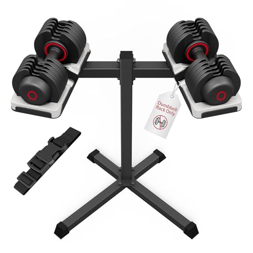 Height-Adjustable Dumbbell Stand