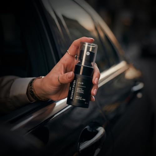 Image of Bombay Musk Oud Luxury Car Perfume | Long Lasting Car Fragrance & Car Freshener | Alcohol Free & Plant Based | 60+ Days | 200+ Sprays | Perfume for Car