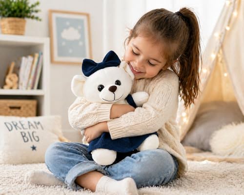Image of Frock Doll Soft Toy 30-40 cm Cute Plush Doll with Dress | Girl Doll Toy for Kids | Soft Stuffed Doll for Gift & Home Decor
