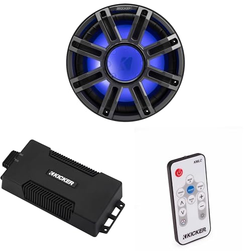 Kicker 48PXA6001 Weatherproof Powersport Mono Amp & 12