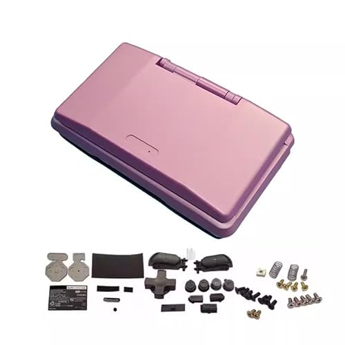 Narwhalss Replacement Full Housing Shell Kit for NDS, Complete Outer Case with Buttons Set, Repair & Custom DIY Cover, Full Body Shell Replacement Parts (Purple)