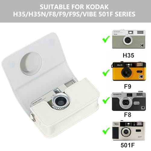 Funda para Cámara Kodak EKTAR H35 H35N, Blanca miniatura 2