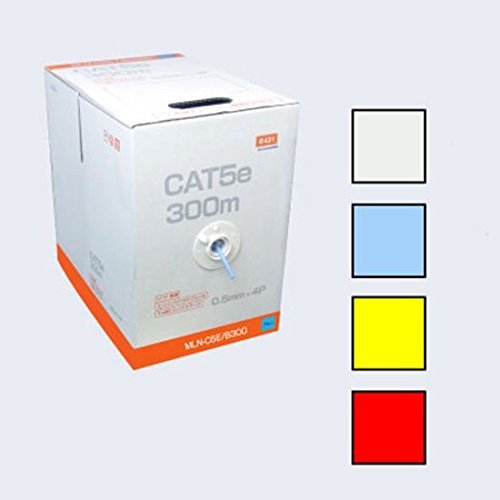 Amazon | YOU+ LANケーブル 300m巻 CAT5E カテゴリー5e 4色 Amazon | YOU+ LANケーブル 300m巻 CAT5E カテゴリー5e 4色