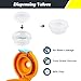 COCGVEL 10pcs Replacement Valves Compatible with Gatorade Water Bottle Silicone Valve Replacement Accessories Compatible with Gatorade GX 30oz and Squeeze Bottle 32oz No Leak BPA-Free