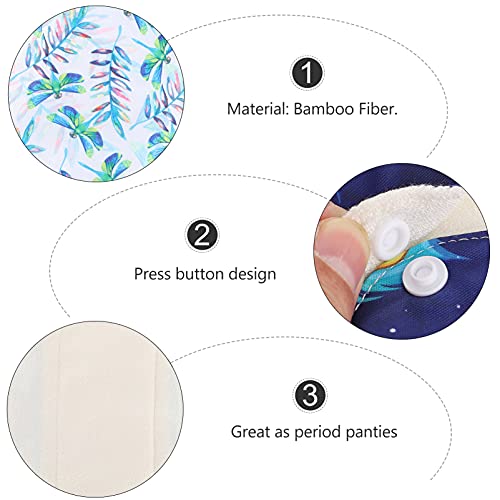 EXCEART 7 Unidades Absorventes Higiênicos Pensos Higiénicos Femininos Pano Higiênico Absorvente Almo