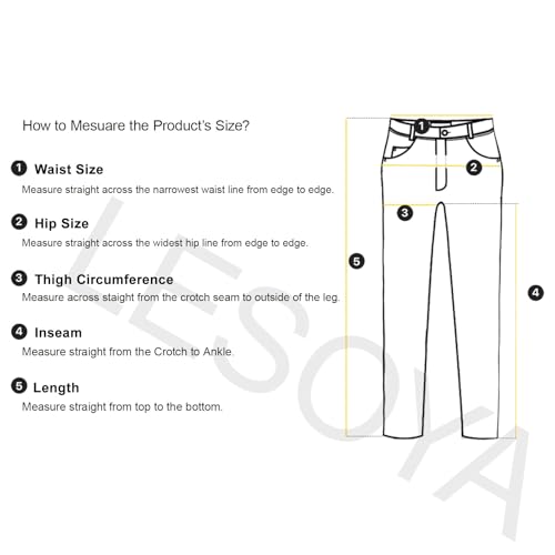LESOYA Men's Stretchy PU Leather Pants Mid-Rise Slim Fit Long Pants Biker Trousers2