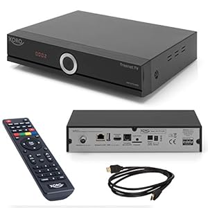 Xoro HRT 8772 HDD Full-HD DVB-C/T2 receiver (HEVC H.265 Twin Tuner, Irdeto Cloaked CA voor Freenet TV, zonder SATA harde schijf in FP-schacht, HDMI, USB PVR Ready, S/PDIF Opt, MiniSCART, 12V) zwart
