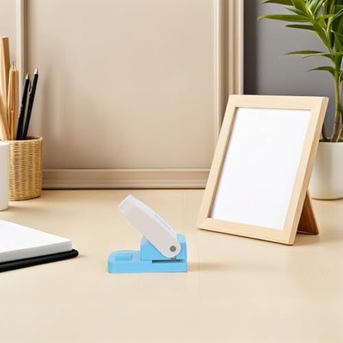 Perforadora de papel compacta para crear etiquetas sin tijeras ni errores 6