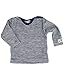 Lilano, Merino Baby Pullover Flausch, 100% Wolle (kbT) (80, Marine/Natur)