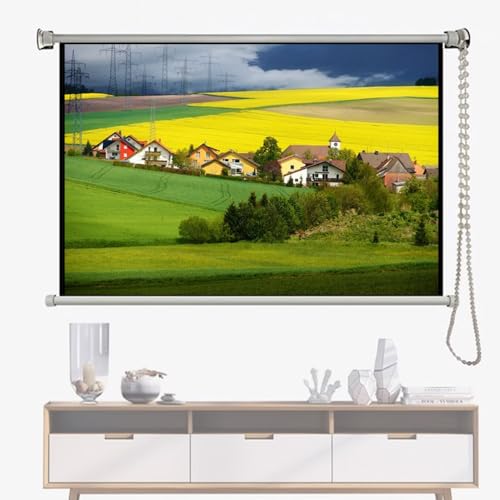 Pantalla manual de proyección 50 pulgadas 16:9 miniatura 1