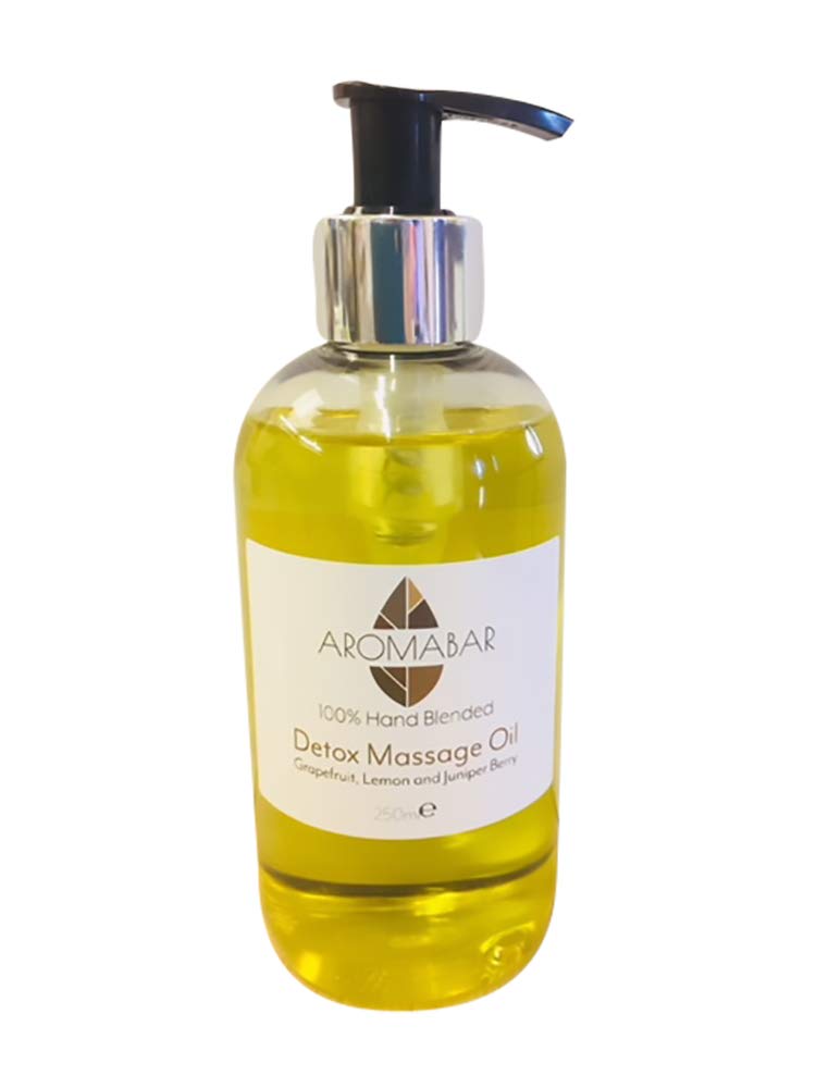 Aromabar Detox Massage Oil 250ml with Grapefruit, Lemon & Juniperberry