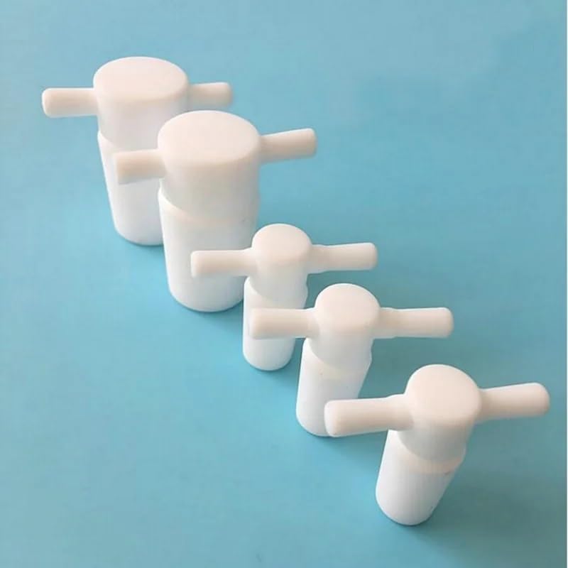 PTFE Sealing Plug with Handle - Solid Stopper for Lab Experiments (14/19/24/29/34#)(Caliber 24)